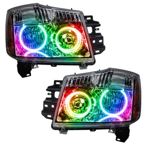 Nissan Armada Headlight Assemblies - ORACLE Lighting - ColorSHIFT w/o Controller - `08-`15